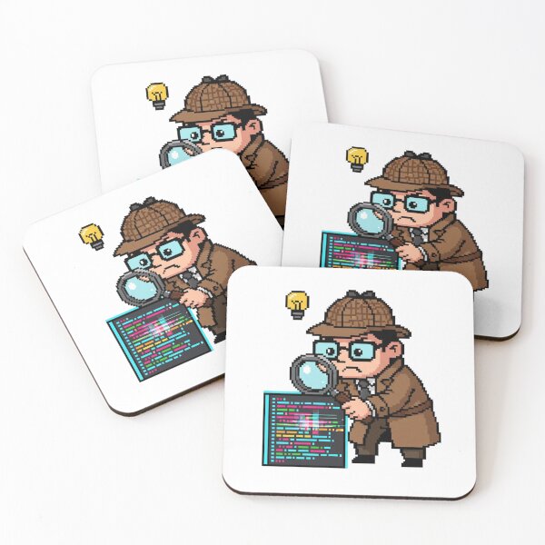 Item preview, Debugger Detective Pixel Design designed and sold by WiserShop.