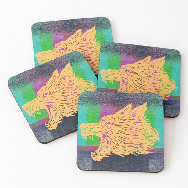 Item preview, Color Bars Wolf designed and sold by Karitza Daniela.