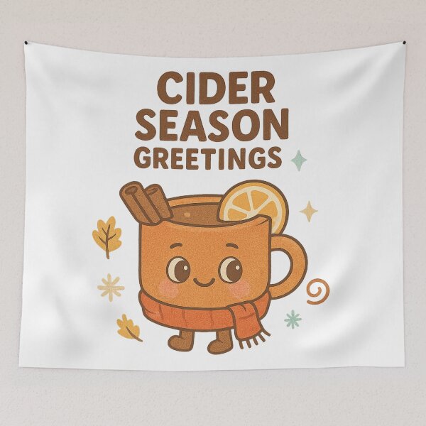 Item preview,  "Cider Season’s Greetings!" designed and sold by WhiteWolfe0127.
