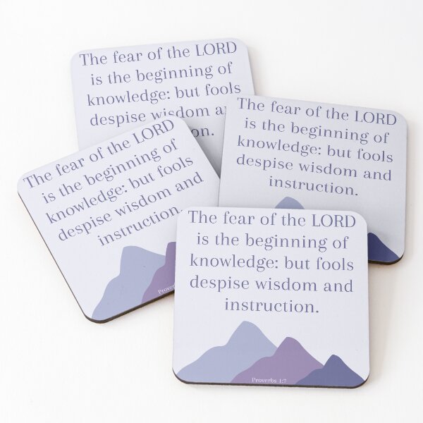 Item preview, Proverbs 1:7 designed and sold by Undonemadenew.