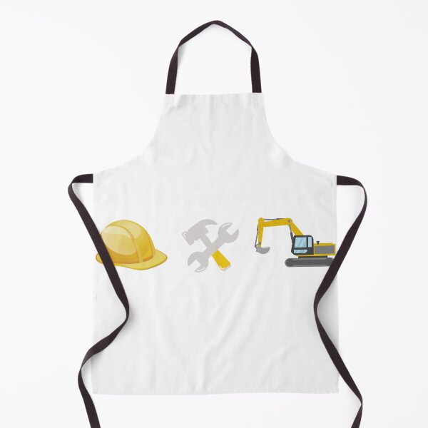 Item preview, Construction Icons Sticker – Hard Hat, Tools, Excavator – Minimal Trades Triptych designed and sold by MicroRoleClub.