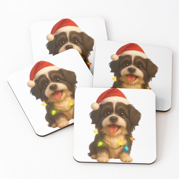 Item preview, Christmas Tibetan Terrier designed and sold by Sillytoe.