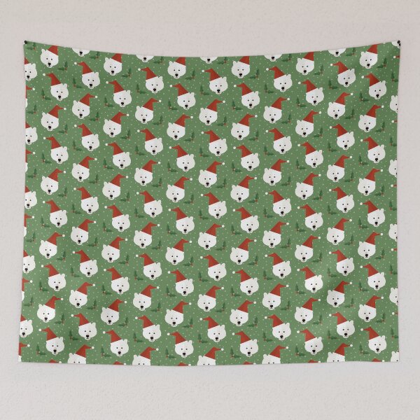 Item preview, Christmas polar bears on green designed and sold by reneesillus.
