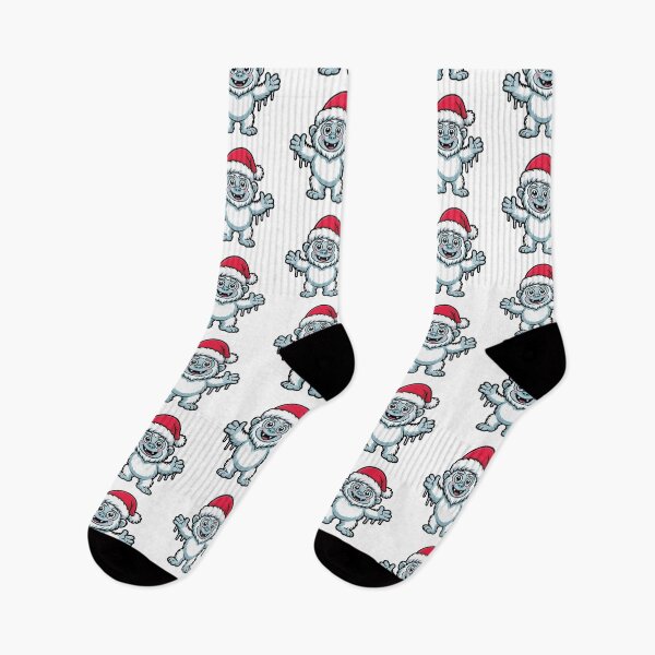 Item preview, Christmas Yeti with Santa Hat designed and sold by MonkiFlipp.