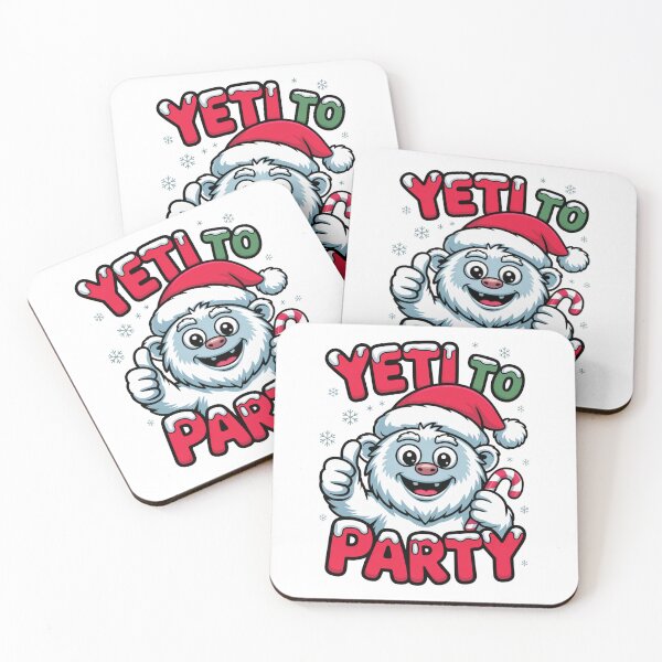 Item preview, Yeti to Party Christmas Design designed and sold by MonkiFlipp.