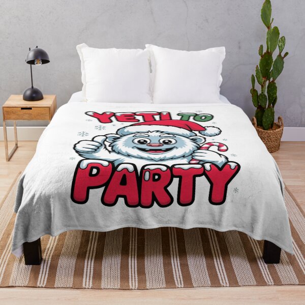 Item preview, Yeti to Party Christmas Design designed and sold by MonkiFlipp.