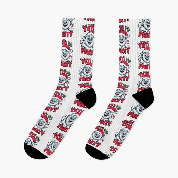 Item preview, Yeti to Party Christmas Design designed and sold by MonkiFlipp.