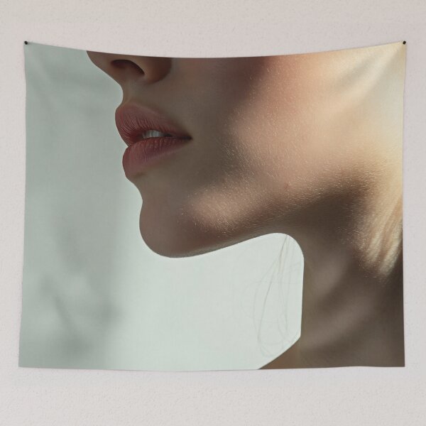 Item preview, Profile view of a woman in sunlight designed and sold by anytka.