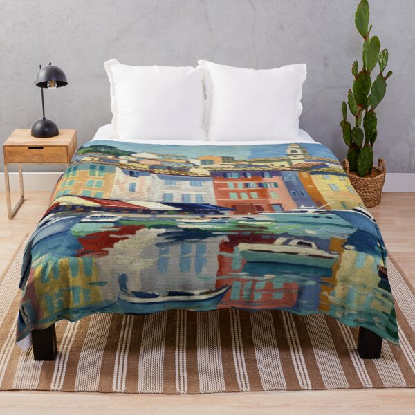 Item preview, Cassis Harbor Reflections | French Riviera Painting designed and sold by CARRAANN.