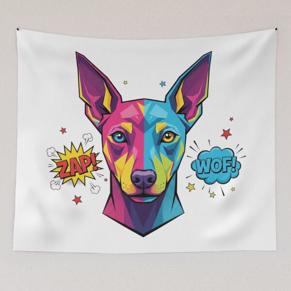 Item preview, Doberman Pop Art ZAP Estrellas designed and sold by bsbd-action.
