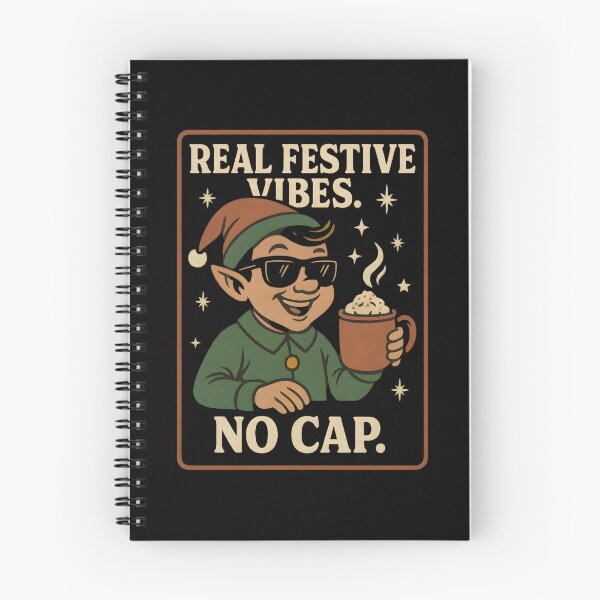 Item preview, Real Festive Vibes. No Cap. designed and sold by Tattee.