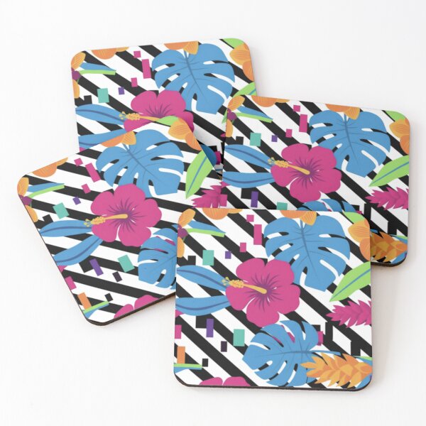 Item preview, Jungle Glitch: Neon Tropical Geometric Pattern designed and sold by AgingeR.