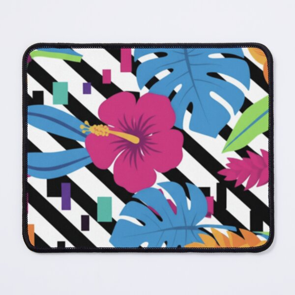 Item preview, Jungle Glitch: Neon Tropical Geometric Pattern designed and sold by AgingeR.