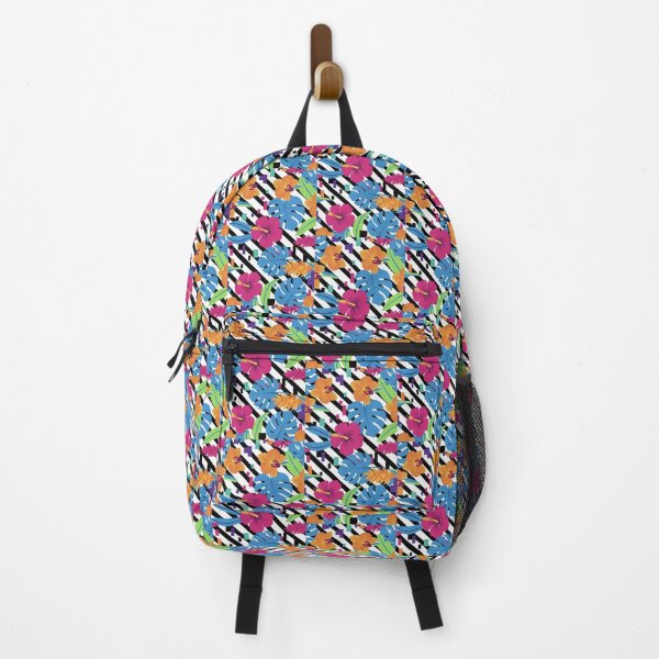 Item preview, Jungle Glitch: Neon Tropical Geometric Pattern designed and sold by AgingeR.