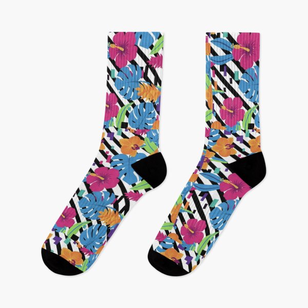 Item preview, Jungle Glitch: Neon Tropical Geometric Pattern designed and sold by AgingeR.