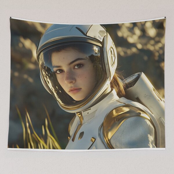 Item preview, Young astronaut on alien world designed and sold by anytka.