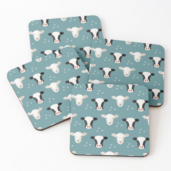 Item preview, Farm animals on blue designed and sold by reneesillus.