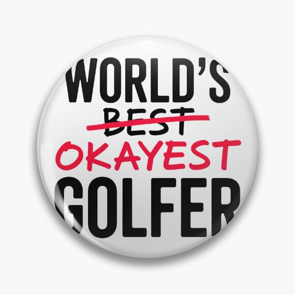 Item preview, World’s Okayest Golfer Funny Design designed and sold by MonkiFlipp.