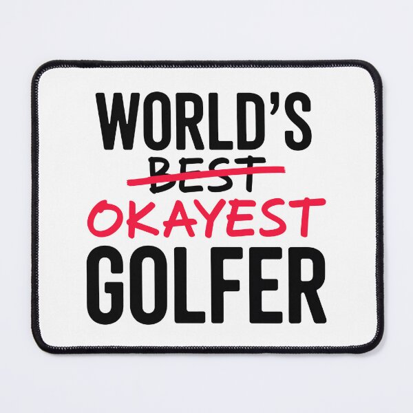 Item preview, World’s Okayest Golfer Funny Design designed and sold by MonkiFlipp.
