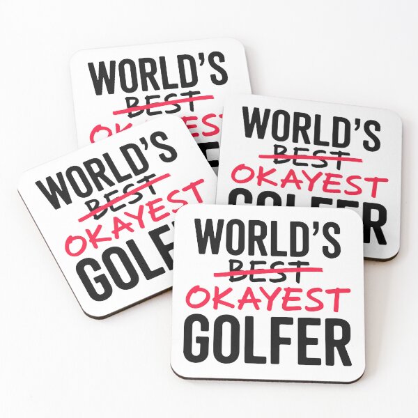 Item preview, World’s Okayest Golfer Funny Design designed and sold by MonkiFlipp.