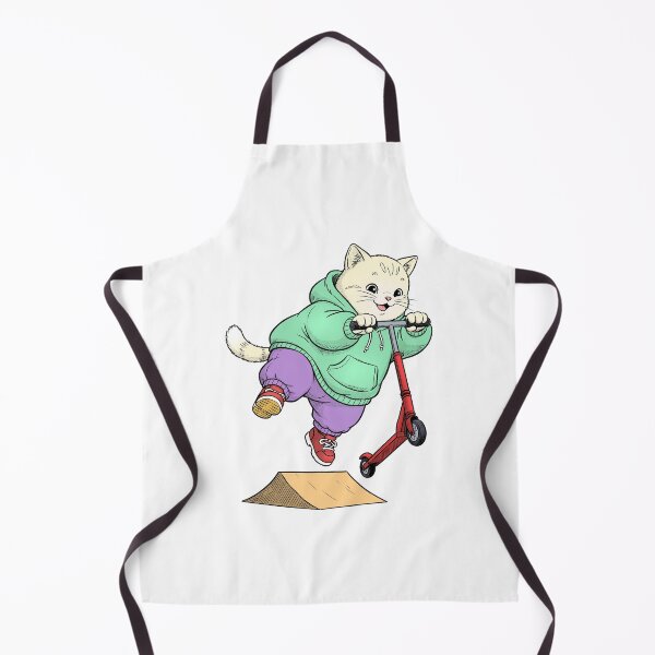 Item preview, A kitten on a kick scooter designed and sold by krabbaraban.