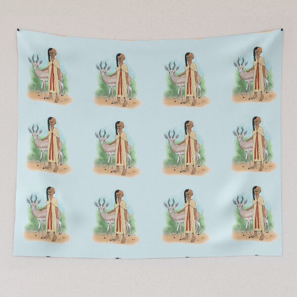 Item preview, Tutankhamun's Sister With a Gazelle designed and sold by Leenasart.