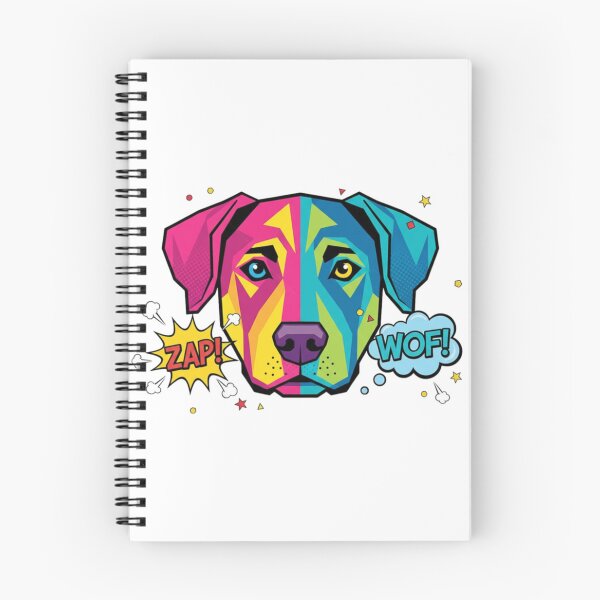 Item preview, Labrador Pop Art WOF Vibrante designed and sold by bsbd-action.