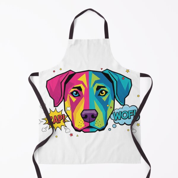 Item preview, Labrador Pop Art WOF Vibrante designed and sold by bsbd-action.