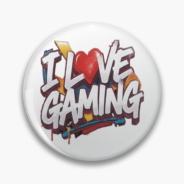 Item preview, I Love Gaming #102 - Graffiti Art, Cool Gamer Street Style Design designed and sold by A2JRetro.