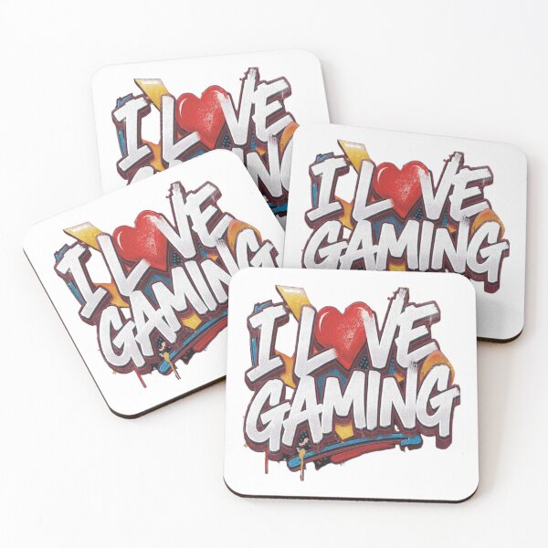 Item preview, I Love Gaming #102 - Graffiti Art, Cool Gamer Street Style Design designed and sold by A2JRetro.