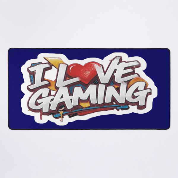 Item preview, I Love Gaming #102 - Graffiti Art, Cool Gamer Street Style Design designed and sold by A2JRetro.