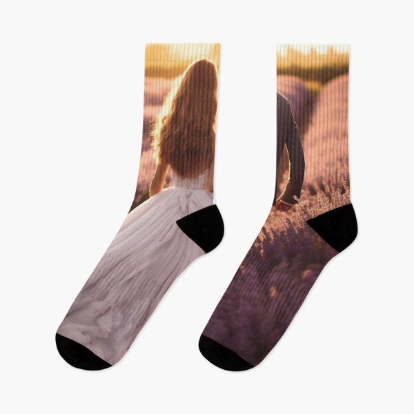 Item preview, Couple in lavender at sunset designed and sold by anytka.