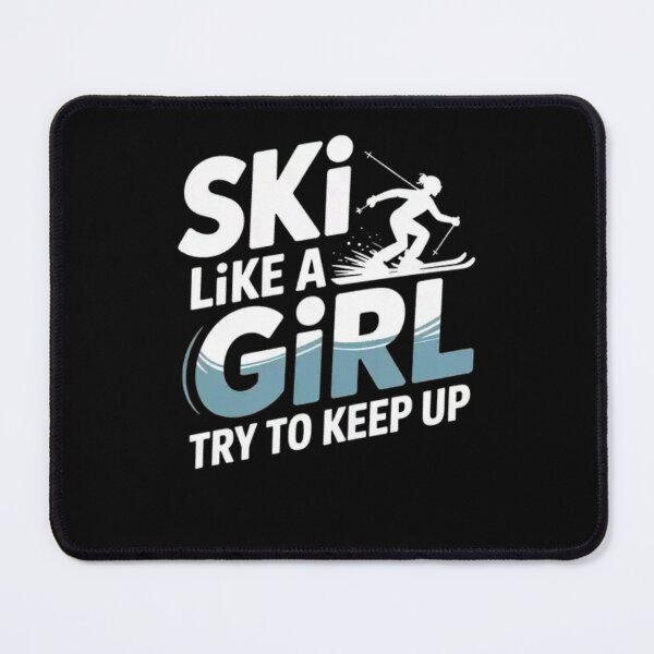 Item preview, female skier designed and sold by Mateusz Majcherek.