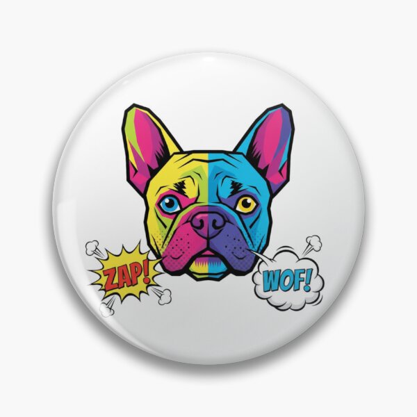 Item preview, Frenchie Pop Art ZAP Cute designed and sold by bsbd-action.