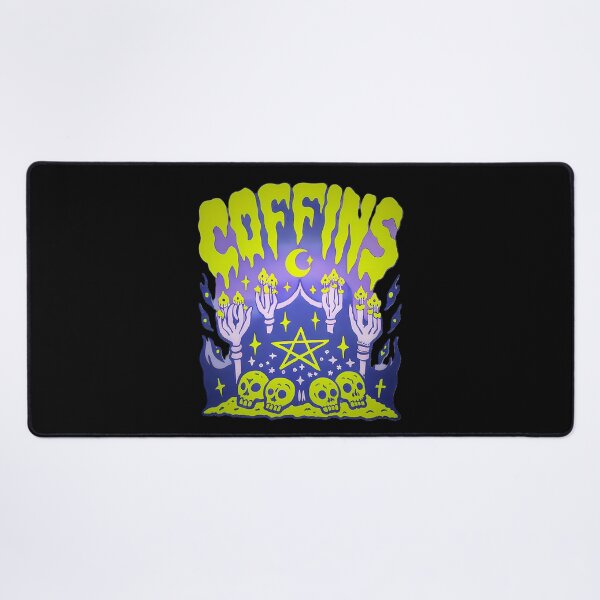 Item preview, COFFINS Trippy Neon Magic Occult  designed and sold by CoffinsArt.
