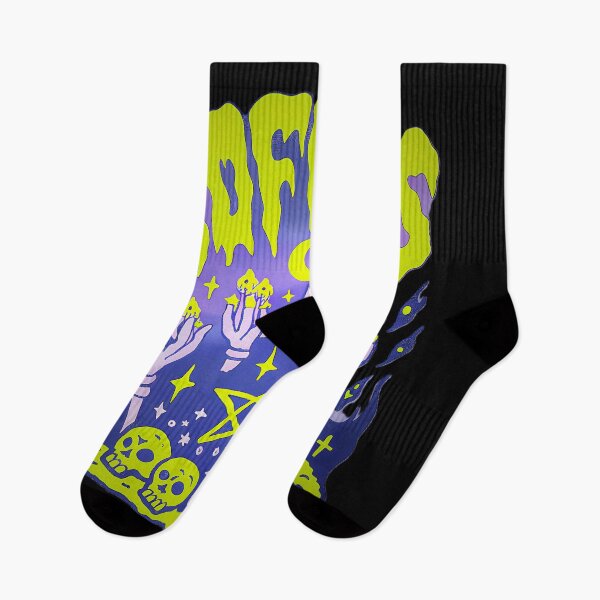 Item preview, COFFINS Trippy Neon Magic Occult  designed and sold by CoffinsArt.