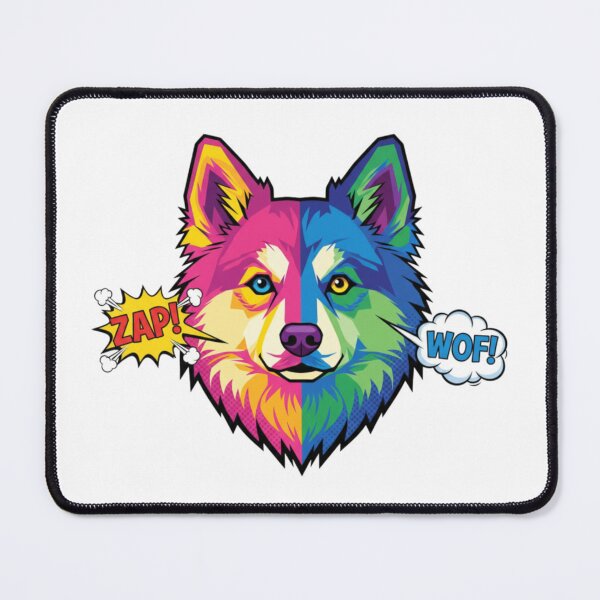 Item preview, Husky Pop Art ZAP Peludo designed and sold by bsbd-action.