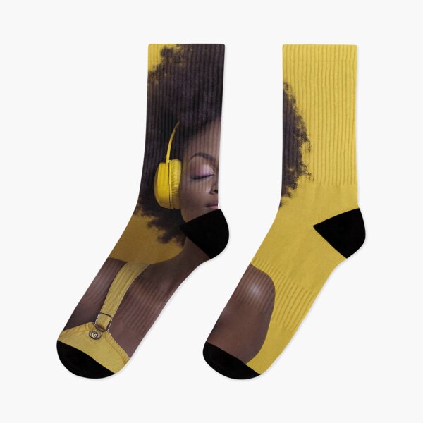 Item preview, Listening to music in yellow designed and sold by anytka.