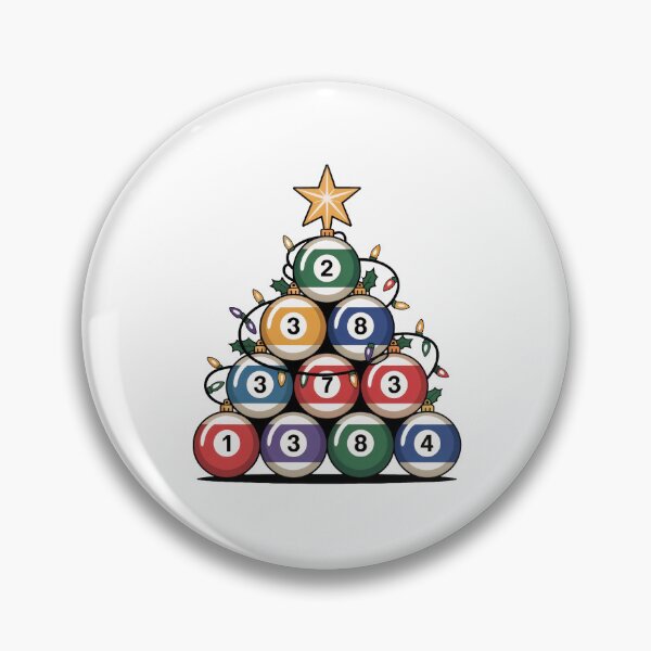 Item preview, Christmas Tree Made of Pool Balls designed and sold by jkrphoto.