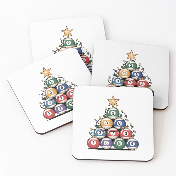 Item preview, Christmas Tree Made of Pool Balls designed and sold by jkrphoto.