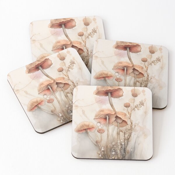 Item preview, Artistic colorful mushrooms designed and sold by anytka.