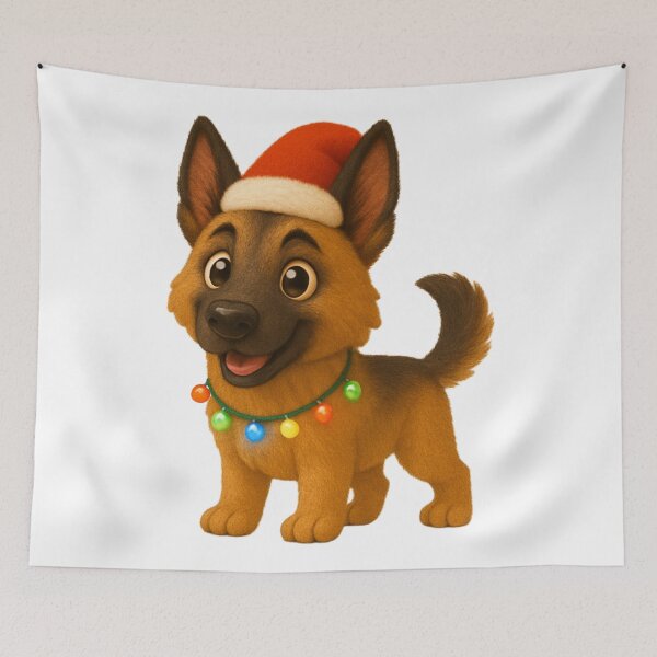 Item preview, Christmas Belgian Malinois designed and sold by Sillytoe.