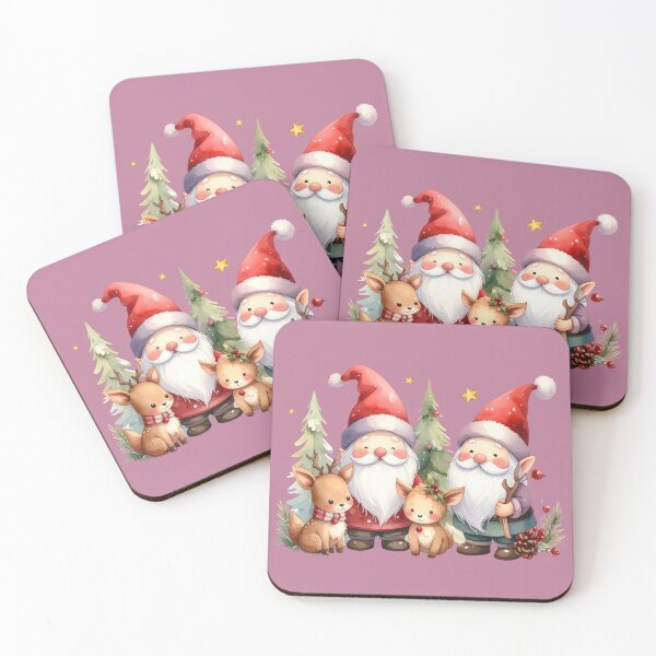 Item preview, Happy elf time, Christmas elf with two small fantasy animals designed and sold by LiskoDesign.