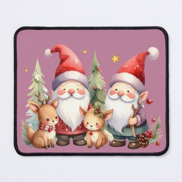 Item preview, Happy elf time, Christmas elf with two small fantasy animals designed and sold by LiskoDesign.