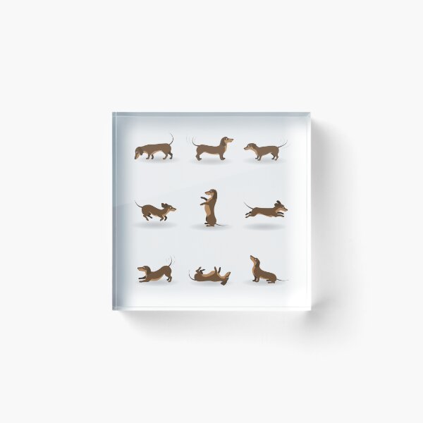 Item preview, Chocolate Dachshund set designed and sold by design-emporium.
