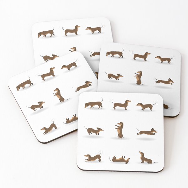 Item preview, Chocolate Dachshund set designed and sold by design-emporium.