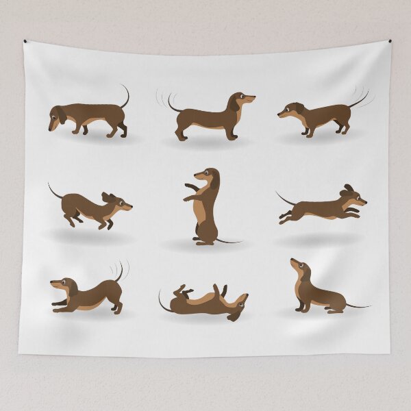 Item preview, Chocolate Dachshund set designed and sold by design-emporium.