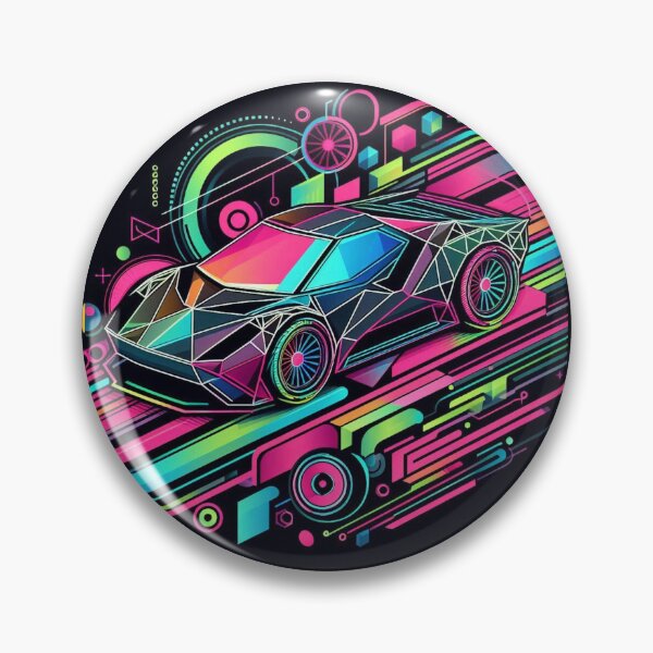 Item preview, Colorful geometric sport car designed and sold by Dogandesighn.