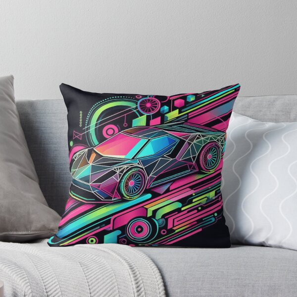Item preview, Colorful geometric sport car designed and sold by Dogandesighn.
