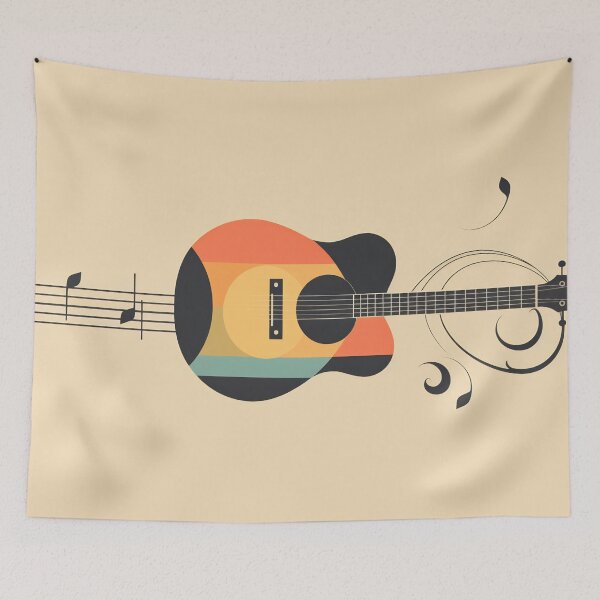 Item preview, Modern guitar and music design designed and sold by anytka.